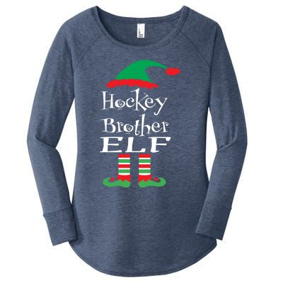 Funny Hockey Brother Elf Gift Xmas Family Ns Gift Women's Perfect Tri Tunic Long Sleeve Shirt