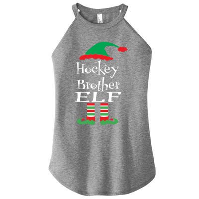 Funny Hockey Brother Elf Gift Xmas Family Ns Gift Women's Perfect Tri Rocker Tank