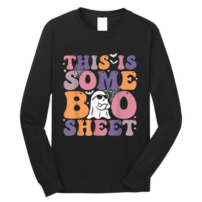 Funny Halloween Boo Ghost Costume This Is Some Boo Sheet Long Sleeve Shirt