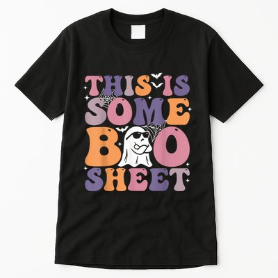 Funny Halloween Boo Ghost Costume This Is Some Boo Sheet Tall T-Shirt
