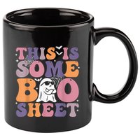 Funny Halloween Boo Ghost Costume This Is Some Boo Sheet 11oz C Handle Ceramic Mug