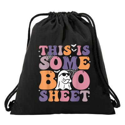 Funny Halloween Boo Ghost Costume This Is Some Boo Sheet Drawstring Bag