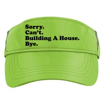 Funny Home Builder Carpenter Contractor Construction Gift Cool Gift Adult Drive Performance Visor