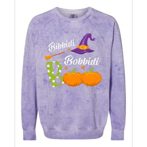 Funny Halloween Bibbidi Bobbidi Boo Halloween Day Colorblast Crewneck Sweatshirt