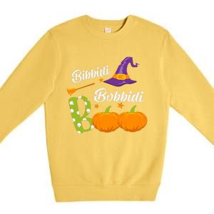 Funny Halloween Bibbidi Bobbidi Boo Halloween Day Premium Crewneck Sweatshirt