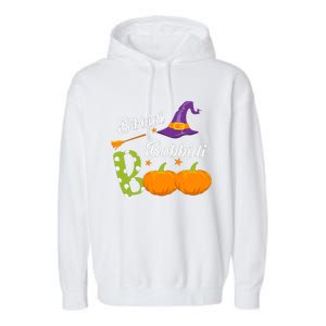 Funny Halloween Bibbidi Bobbidi Boo Halloween Day Garment-Dyed Fleece Hoodie