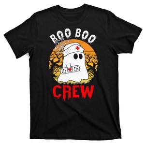 Funny Halloween Boo Boo Crew Nurse Ghost T-Shirt