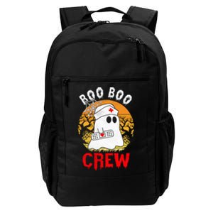 Funny Halloween Boo Boo Crew Nurse Ghost Daily Commute Backpack