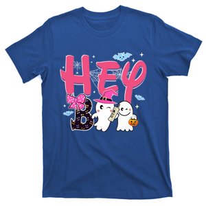 Funny Hey Boo Cute Ghost Halloween Costume Spooky Season Gift T-Shirt