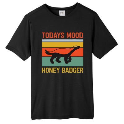 Funny Honey Badger Todays Mood Honey Badger Tall Fusion ChromaSoft Performance T-Shirt