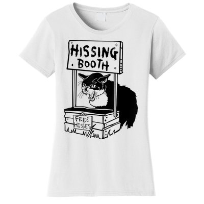 Funny Hissing Booth Kitten Kitty Cat Furmom Furdad Women Women's T-Shirt