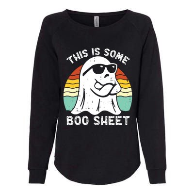 Funny Halloween Boo Ghost Costume This Is Some Boo Sheet Womens California Wash Sweatshirt