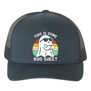 Funny Halloween Boo Ghost Costume This Is Some Boo Sheet Yupoong Adult 5-Panel Trucker Hat