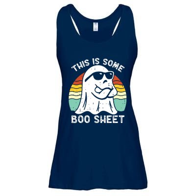 Funny Halloween Boo Ghost Costume This Is Some Boo Sheet Ladies Essential Flowy Tank