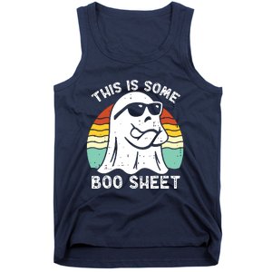 Funny Halloween Boo Ghost Costume This Is Some Boo Sheet Tank Top