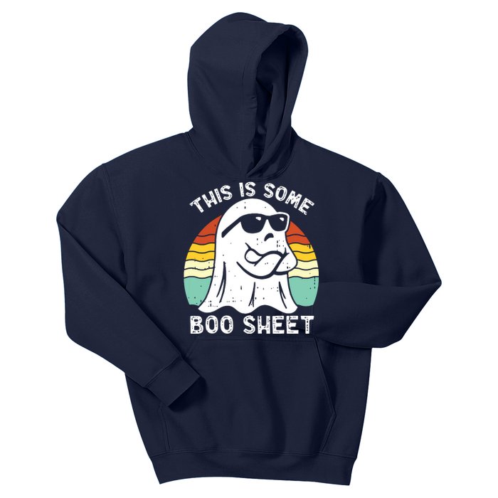 Funny Halloween Boo Ghost Costume This Is Some Boo Sheet Kids Hoodie