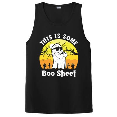 Funny Halloween Boo Ghost Costume This Is Some Boo Sheet PosiCharge Competitor Tank