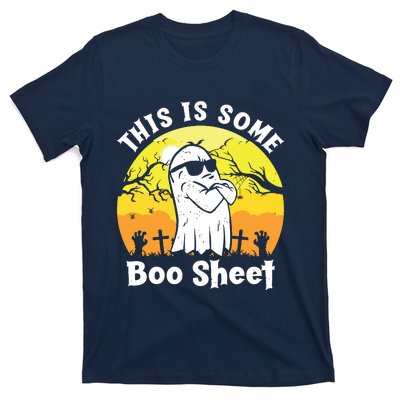 Funny Halloween Boo Ghost Costume This Is Some Boo Sheet T-Shirt