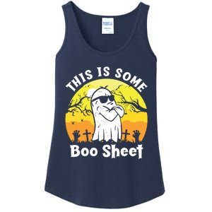 Funny Halloween Boo Ghost Costume This Is Some Boo Sheet Ladies Essential Tank