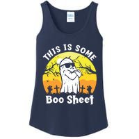 Funny Halloween Boo Ghost Costume This Is Some Boo Sheet Ladies Essential Tank