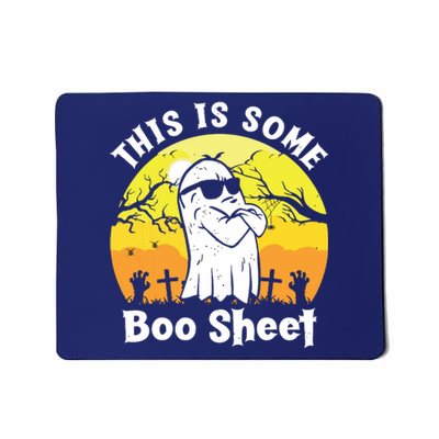 Funny Halloween Boo Ghost Costume This Is Some Boo Sheet Mousepad