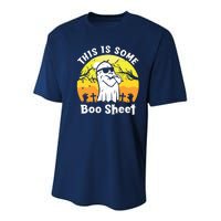 Funny Halloween Boo Ghost Costume This Is Some Boo Sheet Youth Performance Sprint T-Shirt