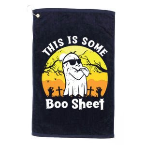 Funny Halloween Boo Ghost Costume This Is Some Boo Sheet Platinum Collection Golf Towel