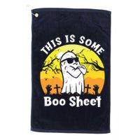 Funny Halloween Boo Ghost Costume This Is Some Boo Sheet Platinum Collection Golf Towel