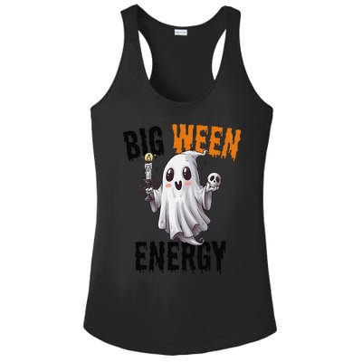 Funny Halloween Big Ween Energy Scary Ghost Ladies PosiCharge Competitor Racerback Tank