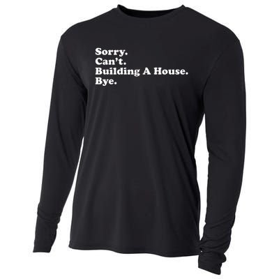 Funny Home Builder Carpenter Contractor Construction Gift Cooling Performance Long Sleeve Crew