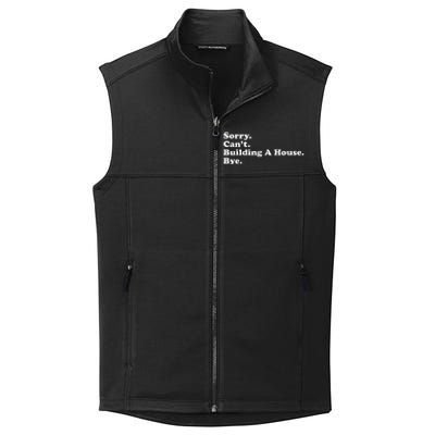 Funny Home Builder Carpenter Contractor Construction Gift Collective Smooth Fleece Vest