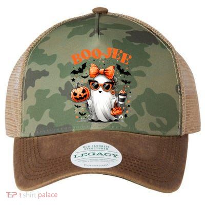 Funny Halloween Boojee Cute Ghost Legacy Tie Dye Trucker Hat