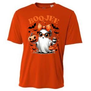 Funny Halloween Boojee Cute Ghost Cooling Performance Crew T-Shirt