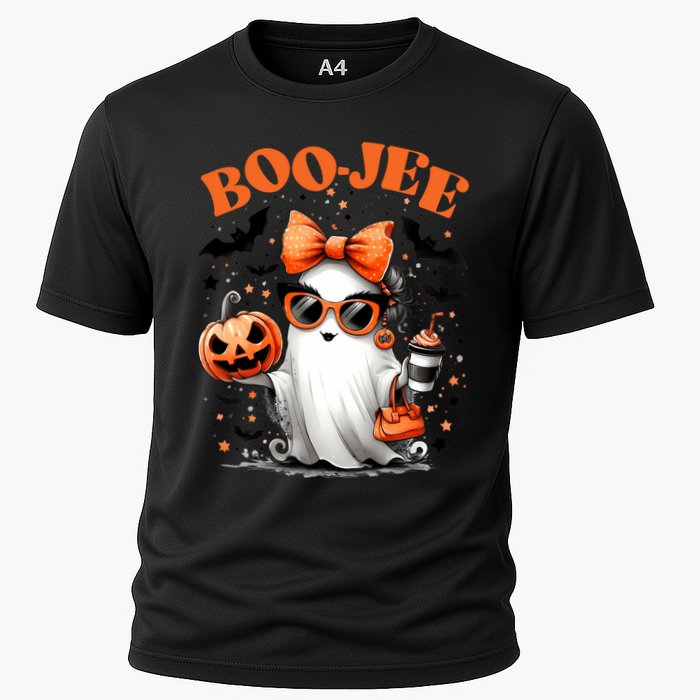 Funny Halloween Boojee Cute Ghost Cooling Performance Crew T-Shirt