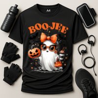 Funny Halloween Boojee Cute Ghost Cooling Performance Crew T-Shirt