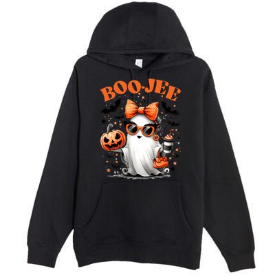Funny Halloween Boojee Cute Ghost Premium Pullover Hoodie
