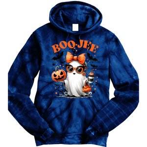 Funny Halloween Boojee Cute Ghost Tie Dye Hoodie