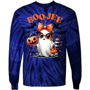 Funny Halloween Boojee Cute Ghost Tie-Dye Long Sleeve Shirt