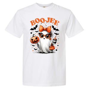 Funny Halloween Boojee Cute Ghost Garment-Dyed Heavyweight T-Shirt