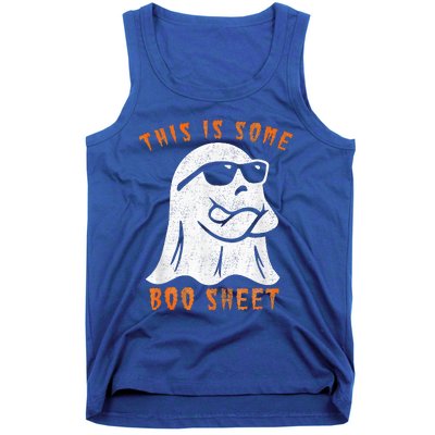 Funny Halloween Boo Ghost Costume This is Some Boo Sheet Tank Top