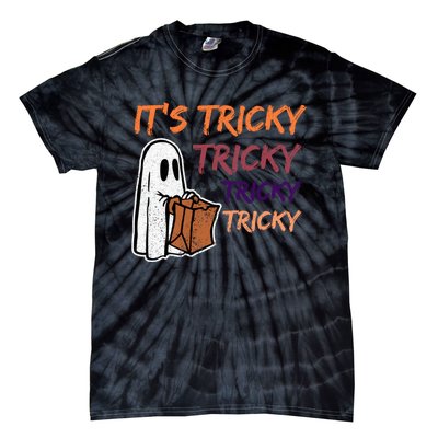 Funny Halloween Boo Its Tricky Tricky Tricky Tie-Dye T-Shirt