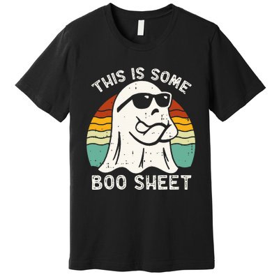 Funny Halloween Boo Ghost Costume This Is Some Boo Sheet Premium T-Shirt