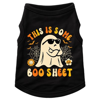 Funny Halloween Boo Ghost Costume This Is Some Boo Sheet Doggie Tank