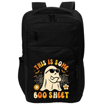 Funny Halloween Boo Ghost Costume This Is Some Boo Sheet Impact Tech Backpack