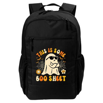 Funny Halloween Boo Ghost Costume This Is Some Boo Sheet Backpack