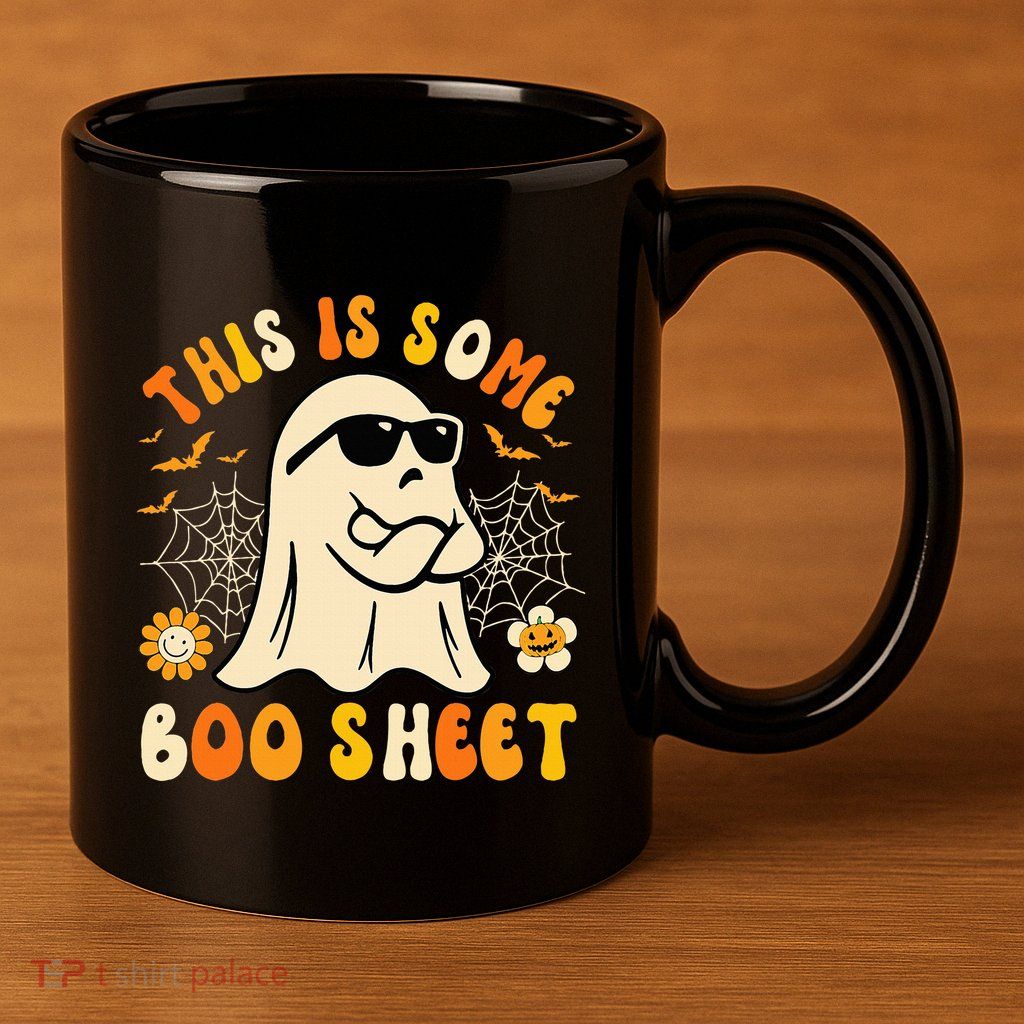 Funny Halloween Boo Ghost Costume This Is Some Boo Sheet 11oz C Handle Ceramic Mug