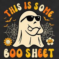 Funny Halloween Boo Ghost Costume This Is Some Boo Sheet Large Microfiber Waffle Golf Towel