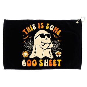 Funny Halloween Boo Ghost Costume This Is Some Boo Sheet Grommeted Golf Towel