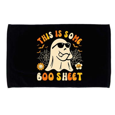 Funny Halloween Boo Ghost Costume This Is Some Boo Sheet Microfiber Hand Towel