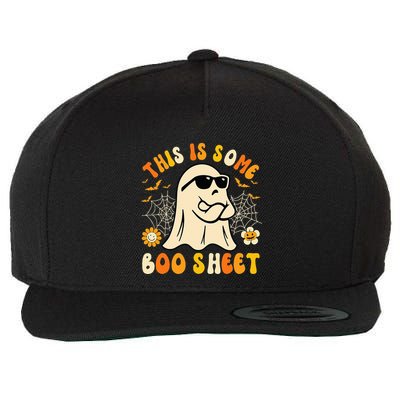 Funny Halloween Boo Ghost Costume This Is Some Boo Sheet Wool Snapback Cap